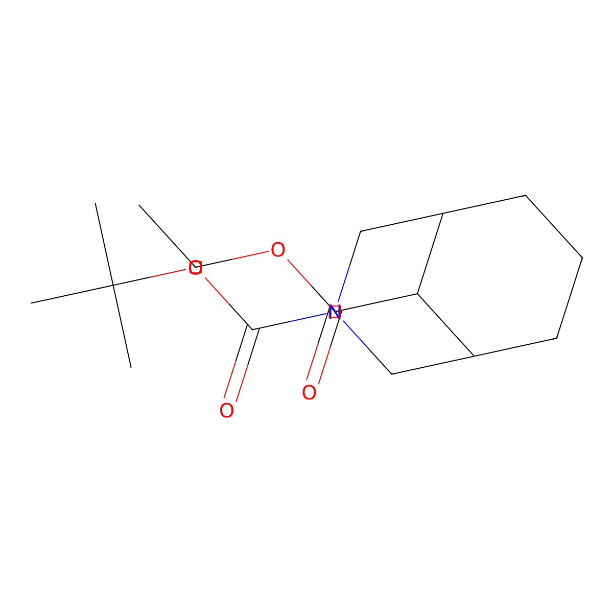 O3-tert-butyl O9-ethyl 3-azabicyclo[3.3.1]nonane-3,9-dicarboxylate molecular structure, CAS 1198466-17-9