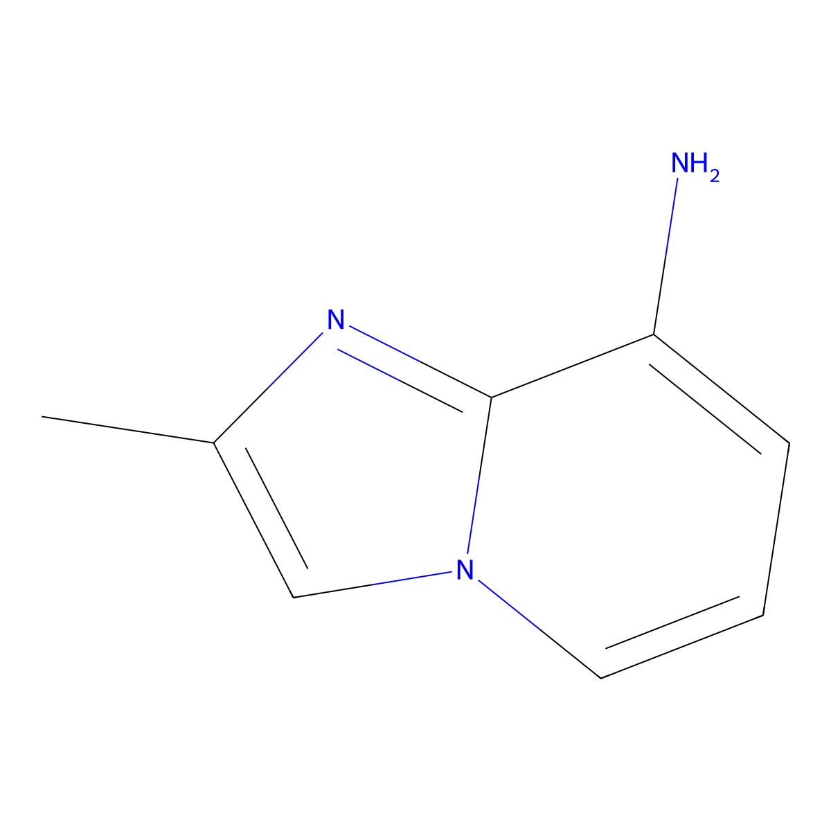 2-Methylimidazo[1,2-a]pyridin-8-amine molecular structure, CAS 119858-52-5
