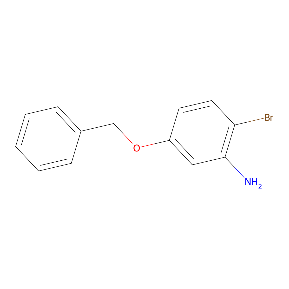 5-(Benzyloxy)-2-bromoaniline molecular structure, CAS 119879-90-2