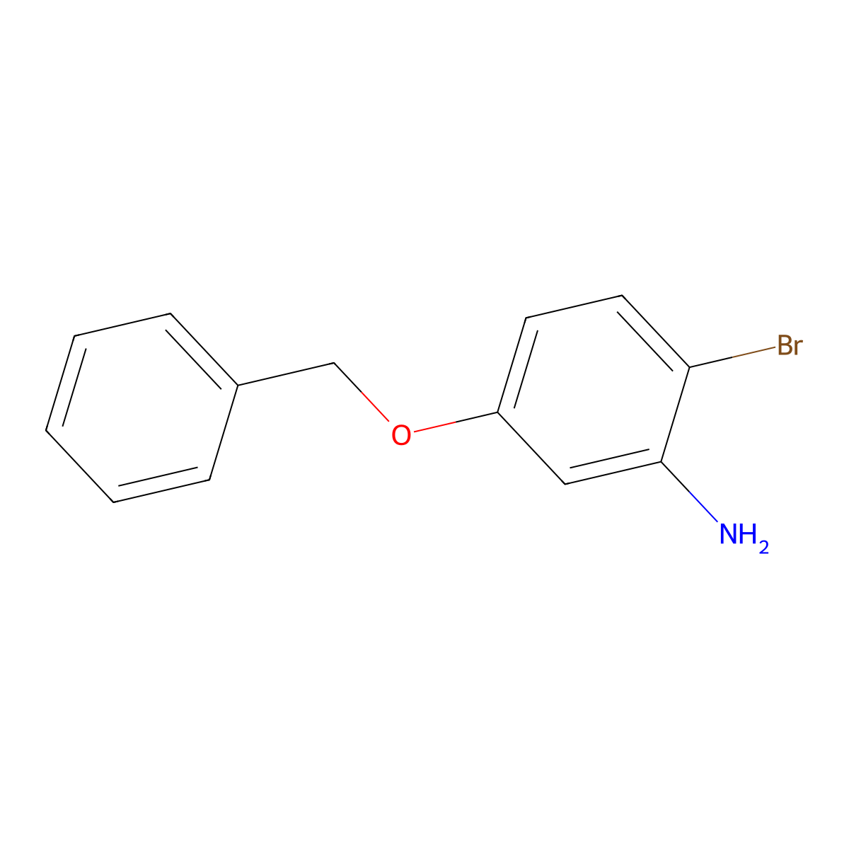 5-(Benzyloxy)-2-bromoaniline molecular structure, CAS 119879-90-2