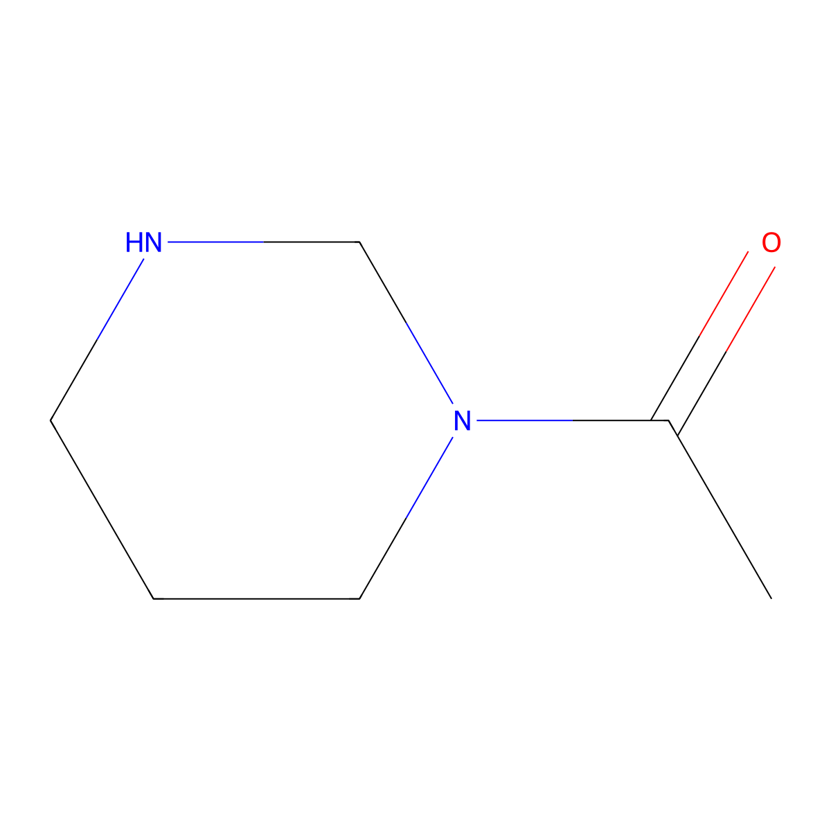 1-(Tetrahydro-1(2H)-pyrimidinyl)ethanone molecular structure, CAS 1198795-16-2