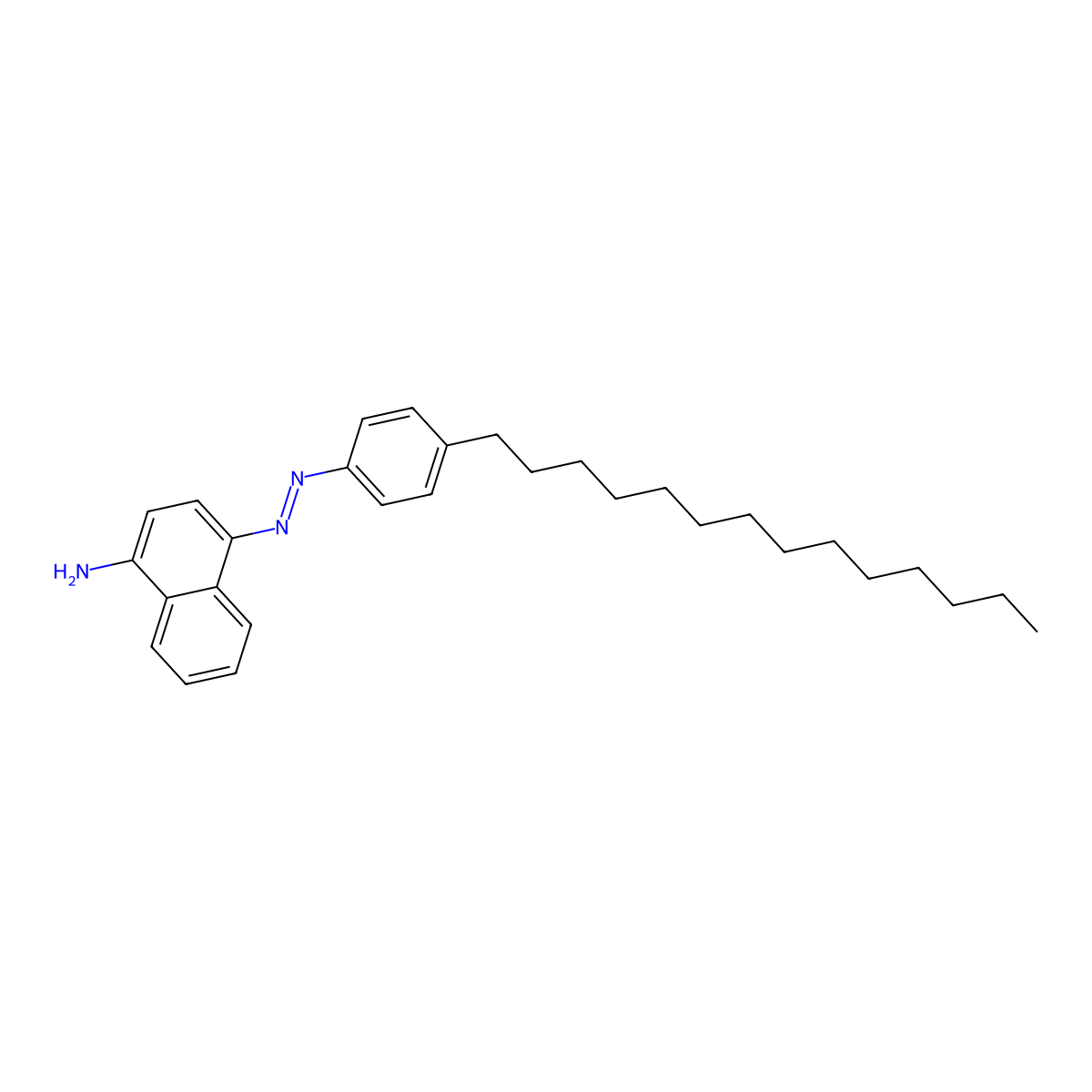 4-[(4-Tetradecylphenyl)diazenyl]naphthalen-1-amine molecular structure, CAS 119894-99-4