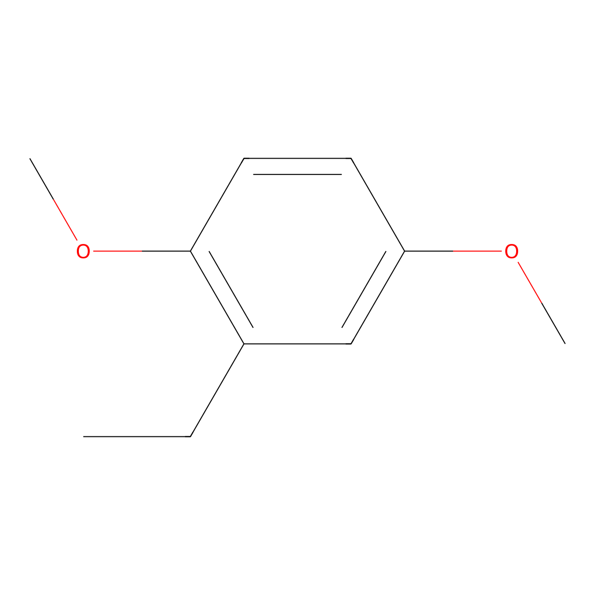 2-Ethyl-1,4-dimethoxybenzene molecular structure, CAS 1199-08-2