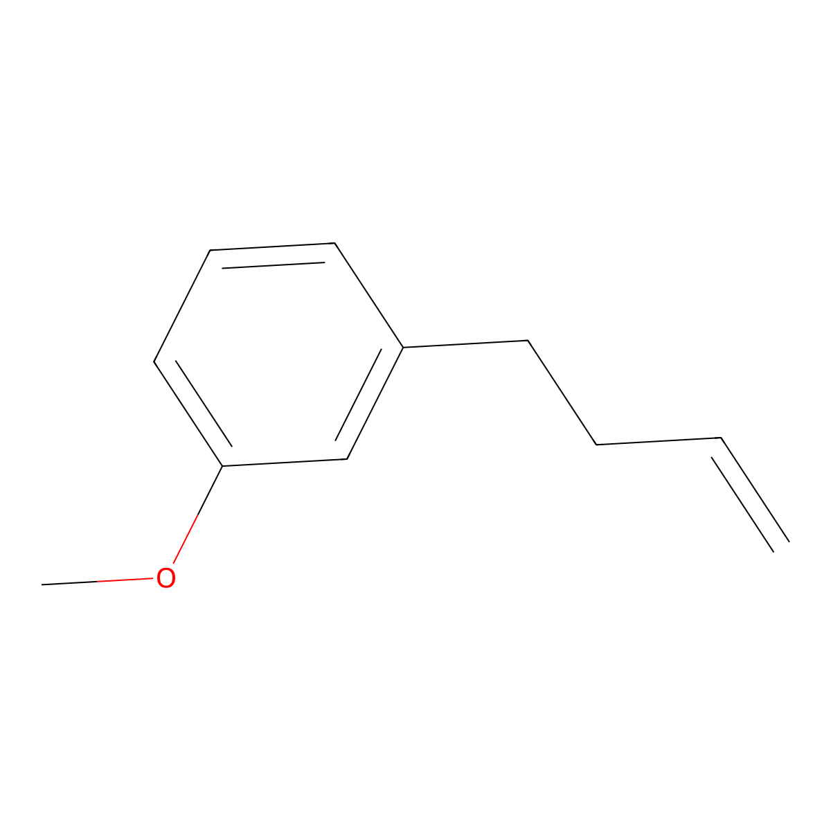 1-(But-3-en-1-yl)-3-methoxybenzene molecular structure, CAS 1199-90-2