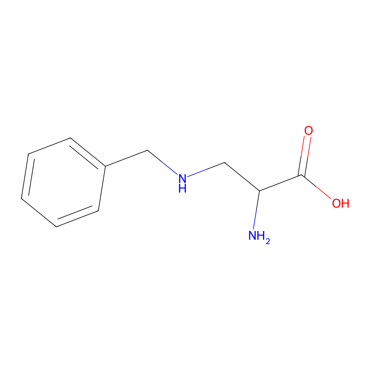 (R)-2-Amino-3-(Benzylamino)Propanoic Acid molecular structure, CAS 119906-14-8
