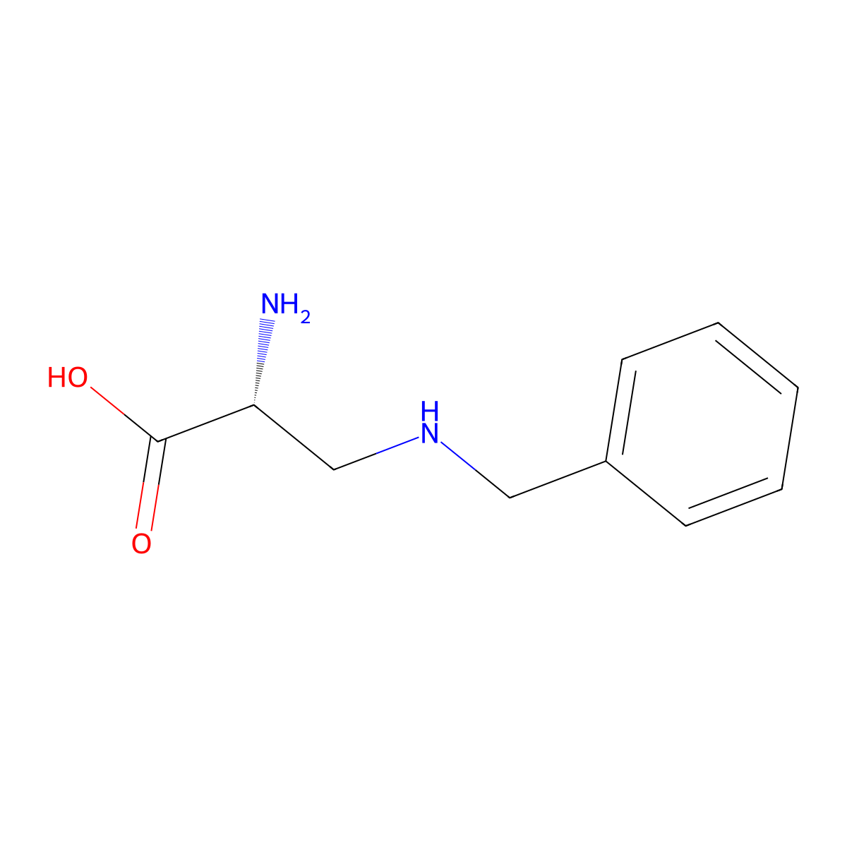 (R)-2-Amino-3-(Benzylamino)Propanoic Acid molecular structure, CAS 119906-14-8