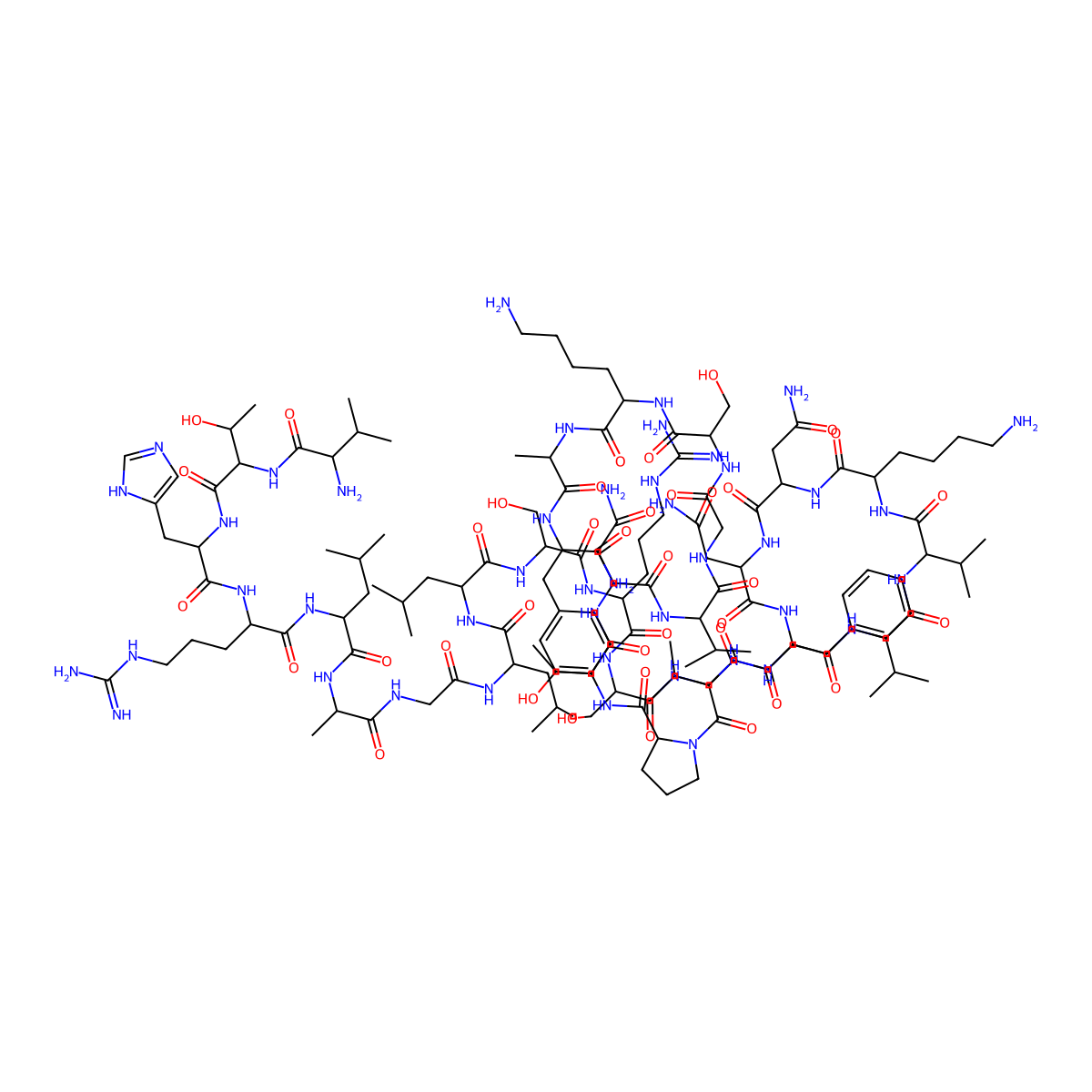 Calcitonin gene-related peptide (8-37) molecular structure, CAS 119911-68-1
