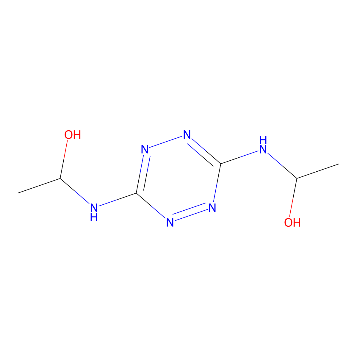 1,1'-[1,2,4,5-Tetrazine-3,6-diyldi(imino)]diethanol molecular structure, CAS 1199216-04-0