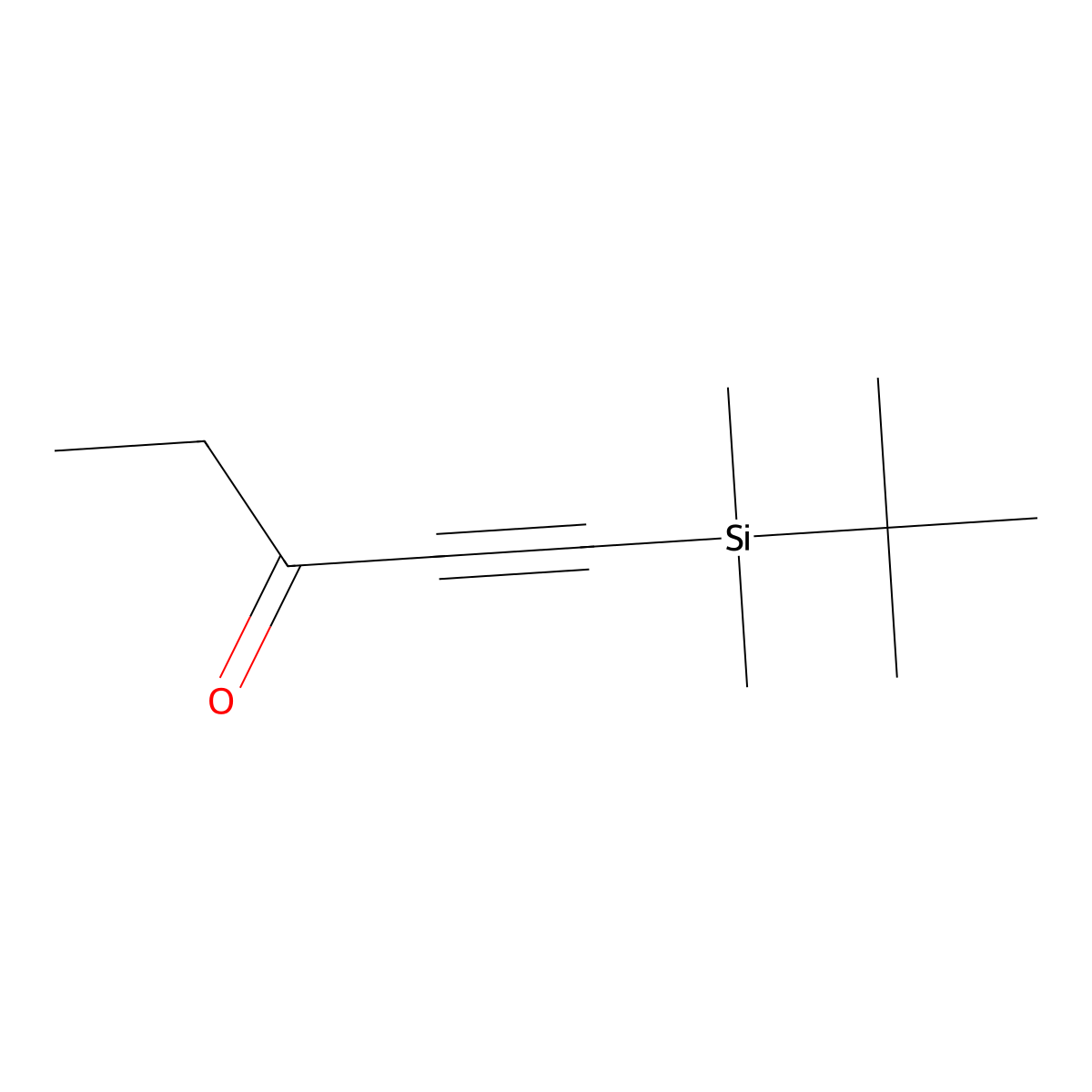 1-[(1,1-Dimethylethyl)dimethylsilyl]-1-pentyn-3-one molecular structure, CAS 1199257-74-3