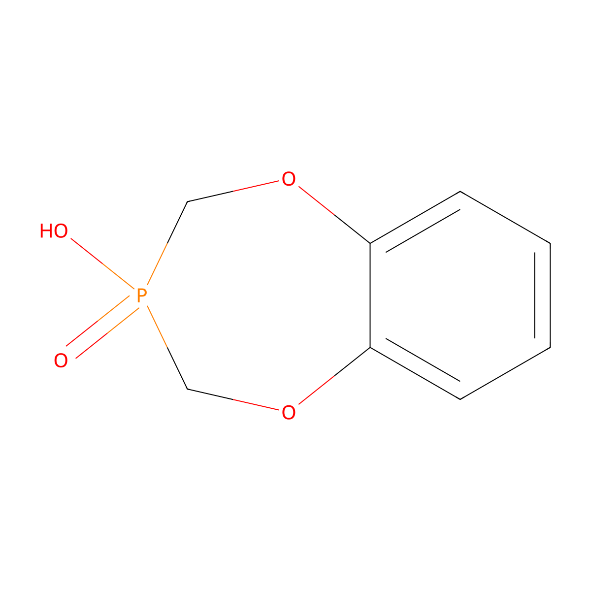 3-Hydroxy-3,4-dihydro-2H-1,5,3lambda~5~-benzodioxaphosphepin-3-one molecular structure, CAS 119927-64-9