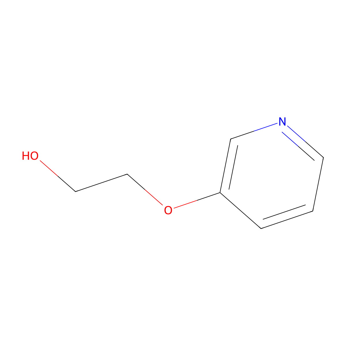 2-(Pyridin-3-yloxy)ethan-1-ol molecular structure, CAS 119967-49-6