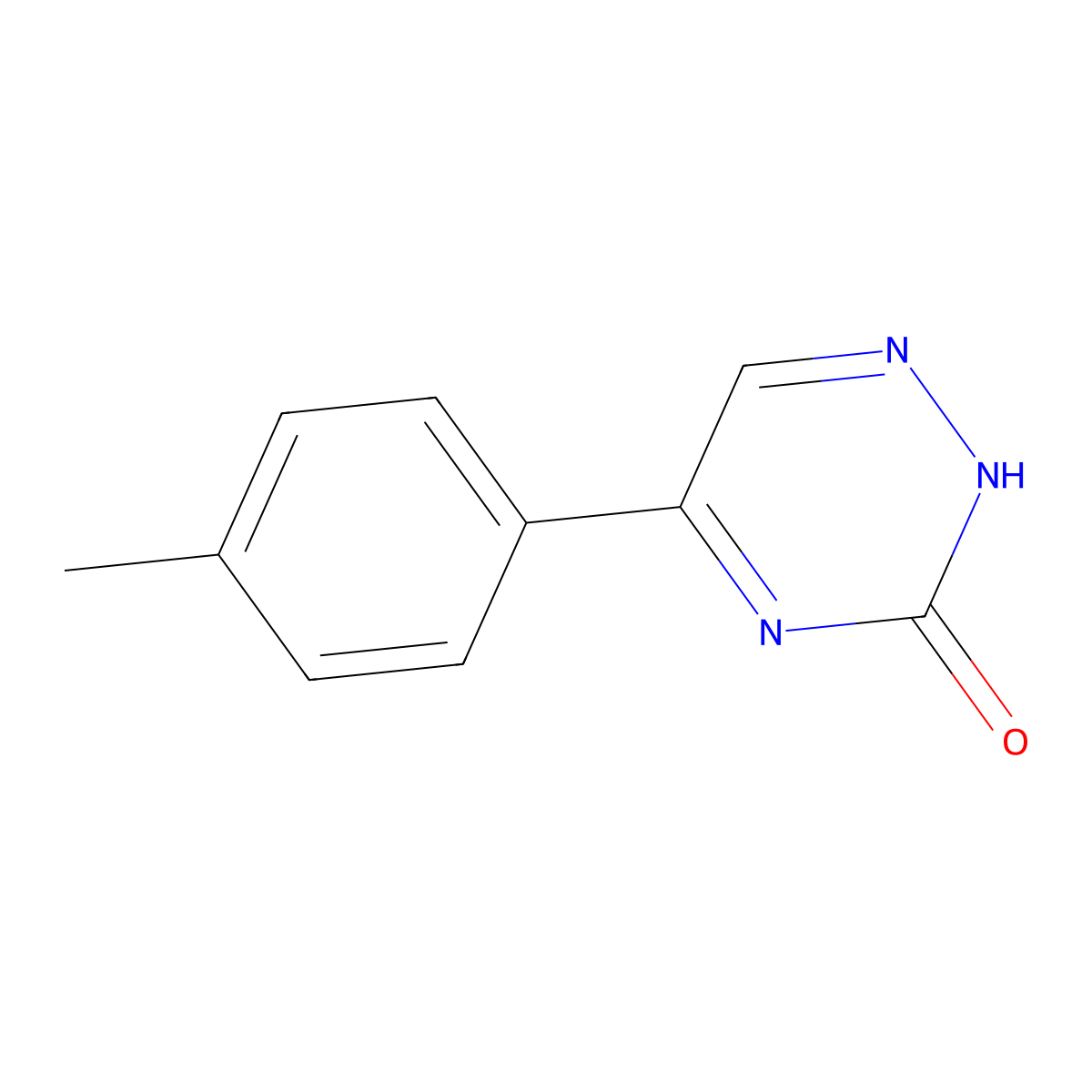 5-(p-Tolyl)-1,2,4-triazin-3(2H)-one molecular structure, CAS 1199767-11-7
