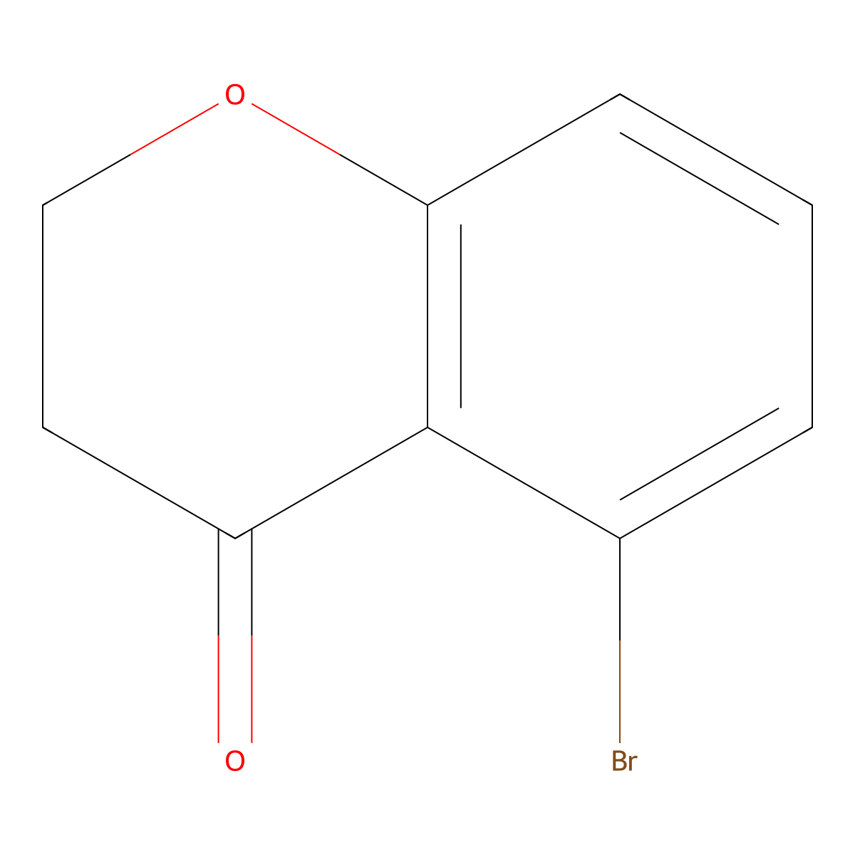 5-Bromo-4-Chromanone molecular structure, CAS 1199782-67-6