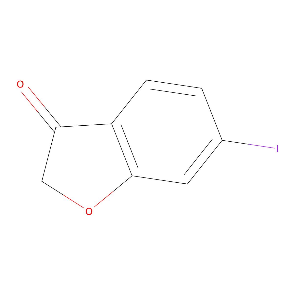 6-Iodo-3-Benzofuranone molecular structure, CAS 1199782-68-7