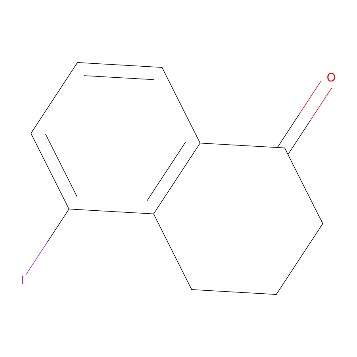 5-Iodo-3,4-dihydronaphthalen-1(2H)-one molecular structure, CAS 1199782-87-0