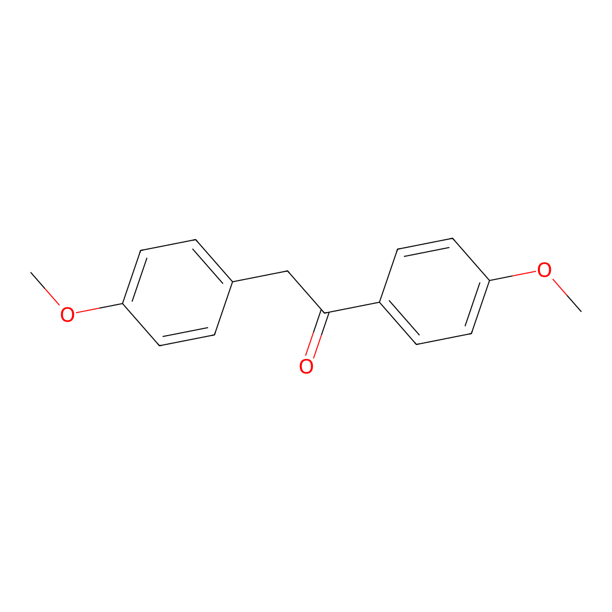 Desoxyanisoin molecular structure, CAS 120-44-5