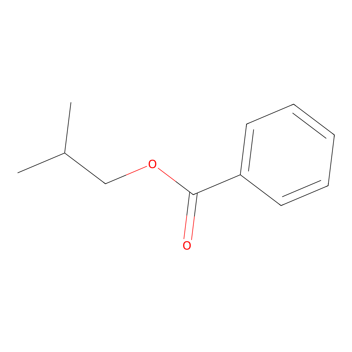 Isobutyl Benzoate molecular structure, CAS 120-50-3