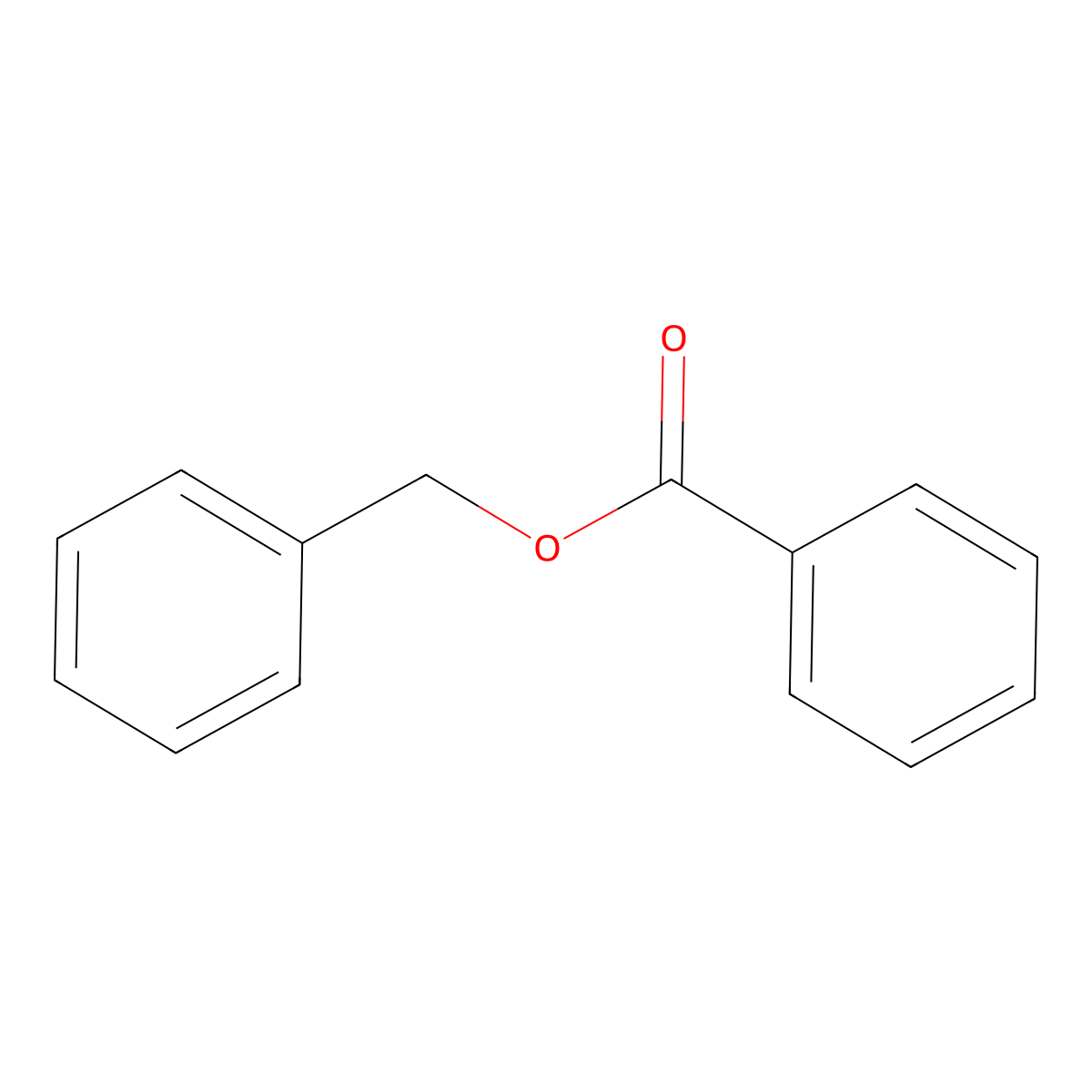 Benzyl Benzoate molecular structure, CAS 120-51-4