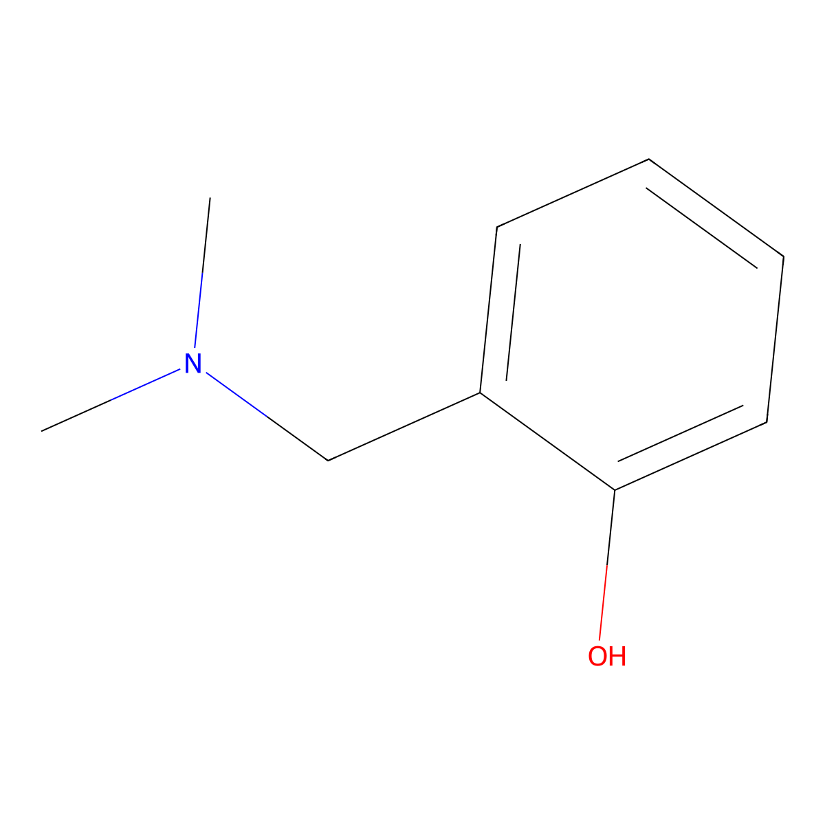 2-((Dimethylamino)methyl)phenol molecular structure, CAS 120-65-0