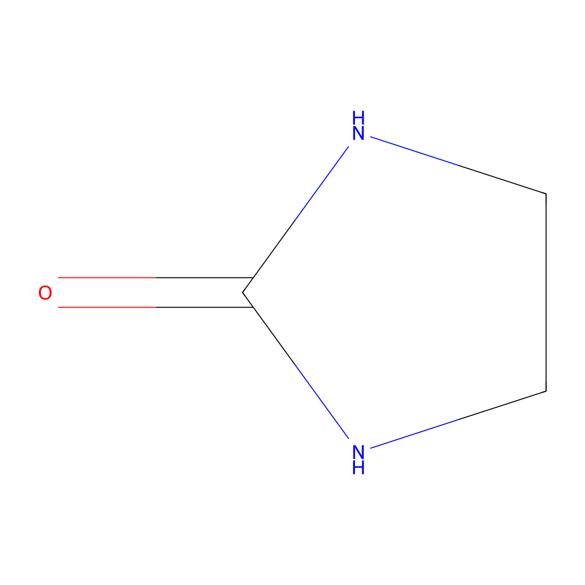 2-Imidazolidinone molecular structure, CAS 120-93-4