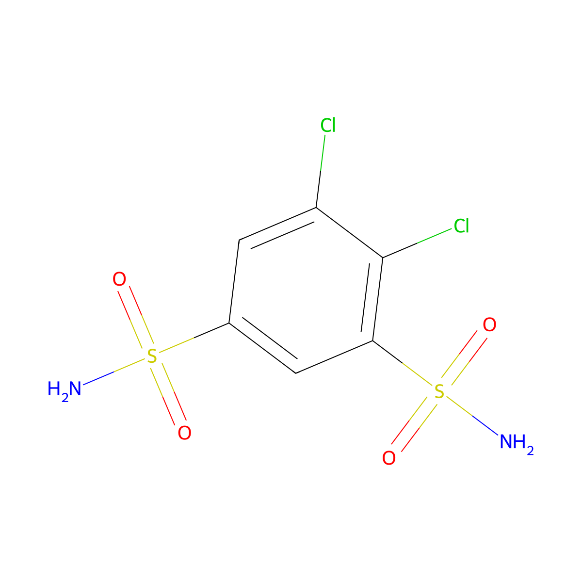 Dichlorphenamide molecular structure, CAS 120-97-8