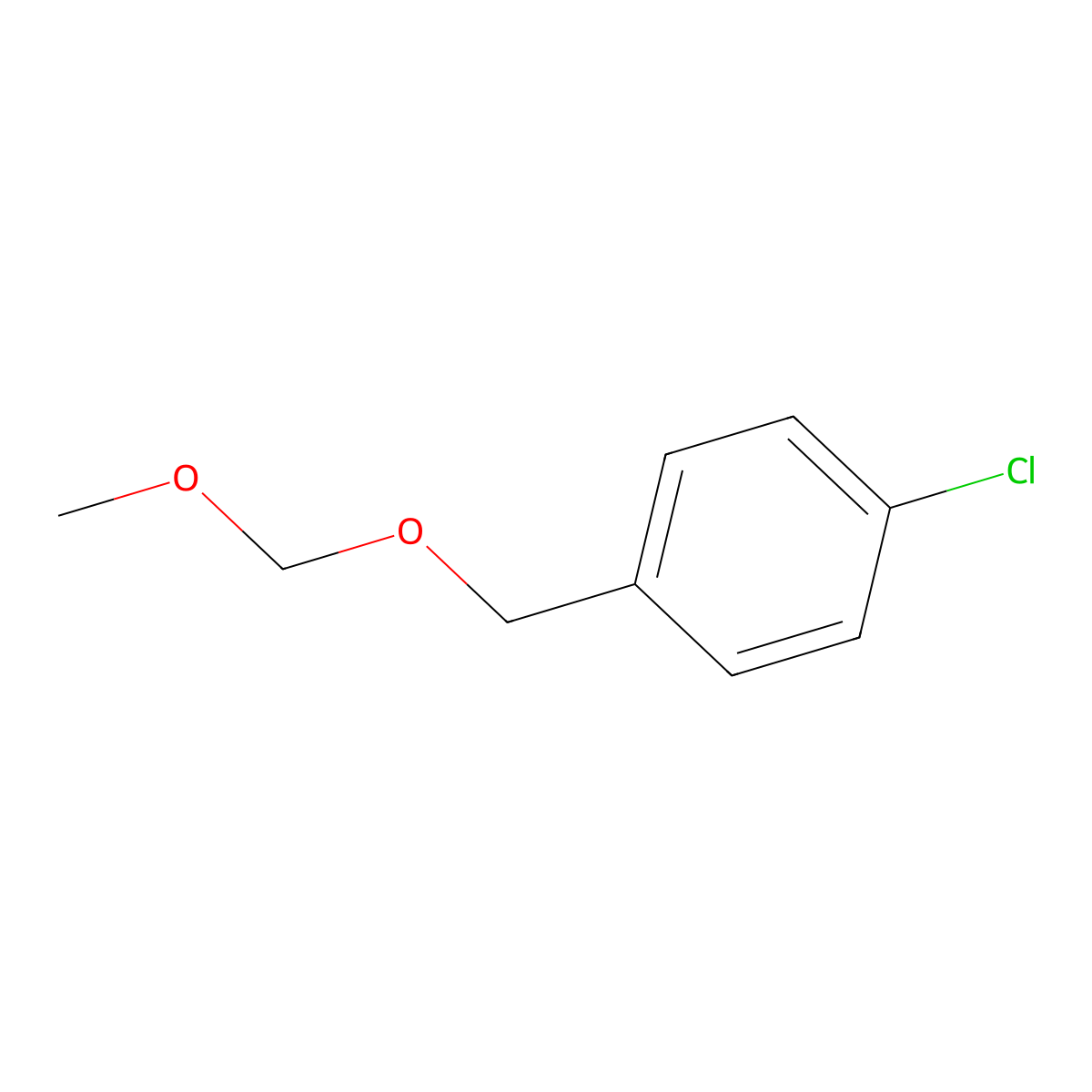 1-Chloro-4-[(methoxymethoxy)methyl]benzene molecular structure, CAS 1200-16-4