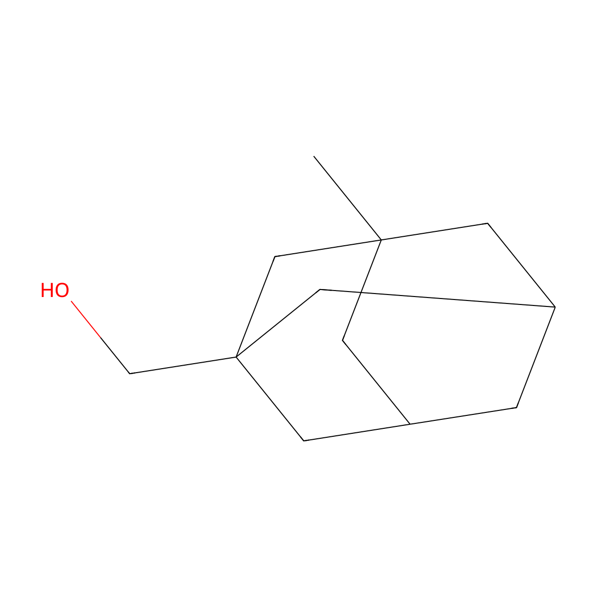 (3-Methyladamantan-1-yl)methanol molecular structure, CAS 1200-78-8