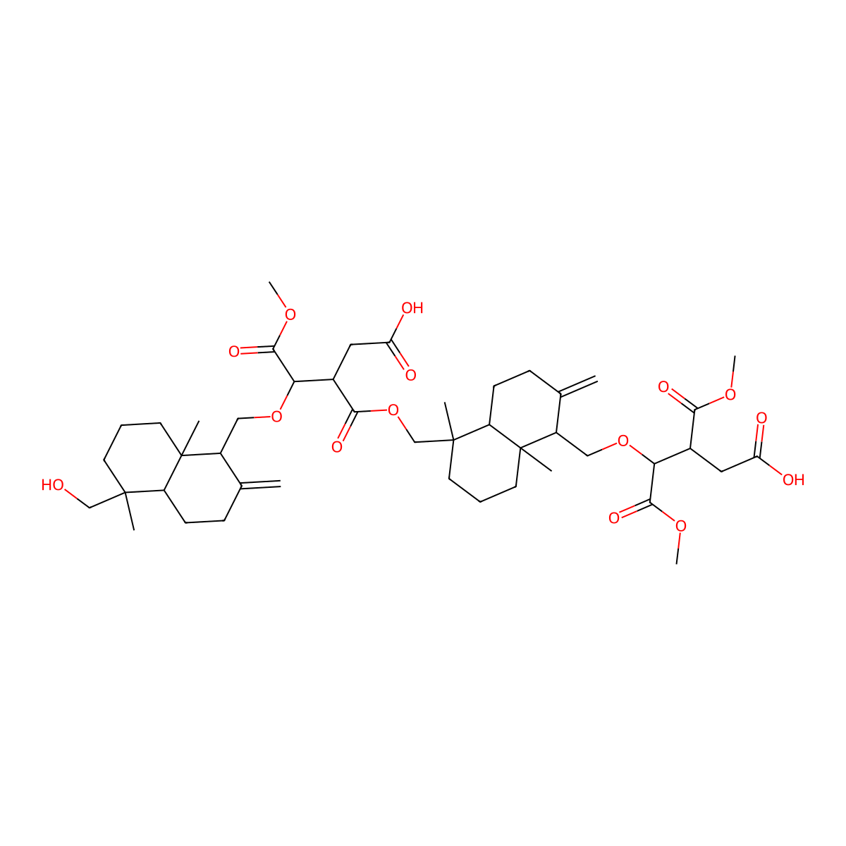 Cryptoporic Acid E molecular structure, CAS 120001-10-7