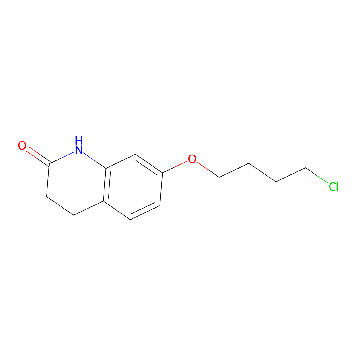 7-(4-Chlorobutoxy)-1,2,3,4-tetrahydroquinolin-2-one molecular structure, CAS 120004-79-7
