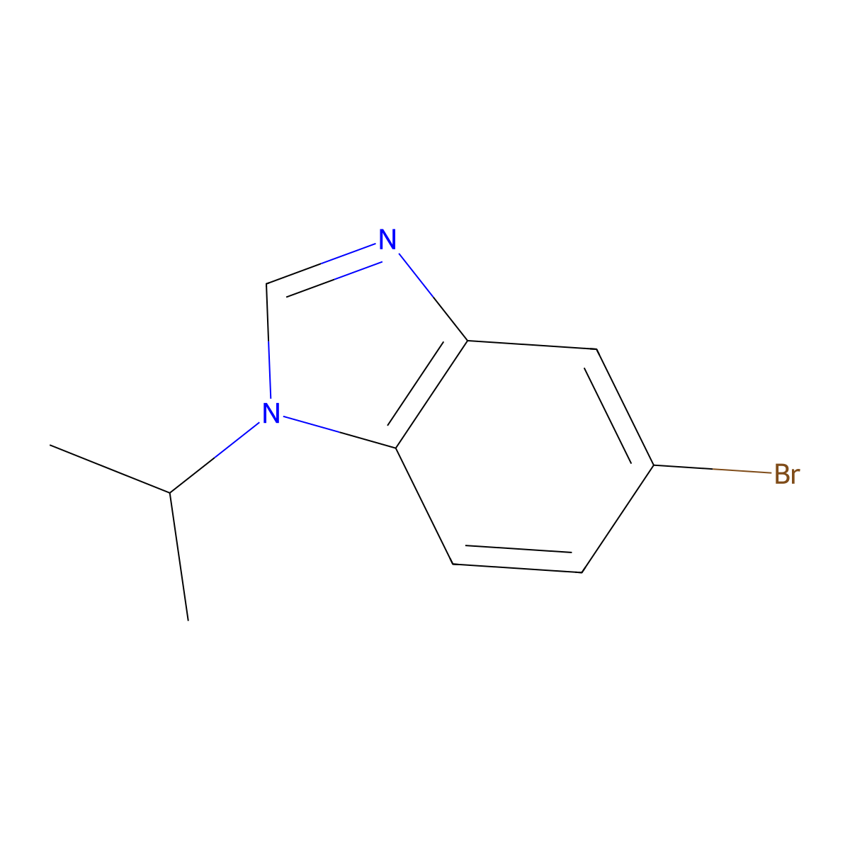 5-Bromo-1-isopropylbenzoimidazole molecular structure, CAS 1200114-01-7