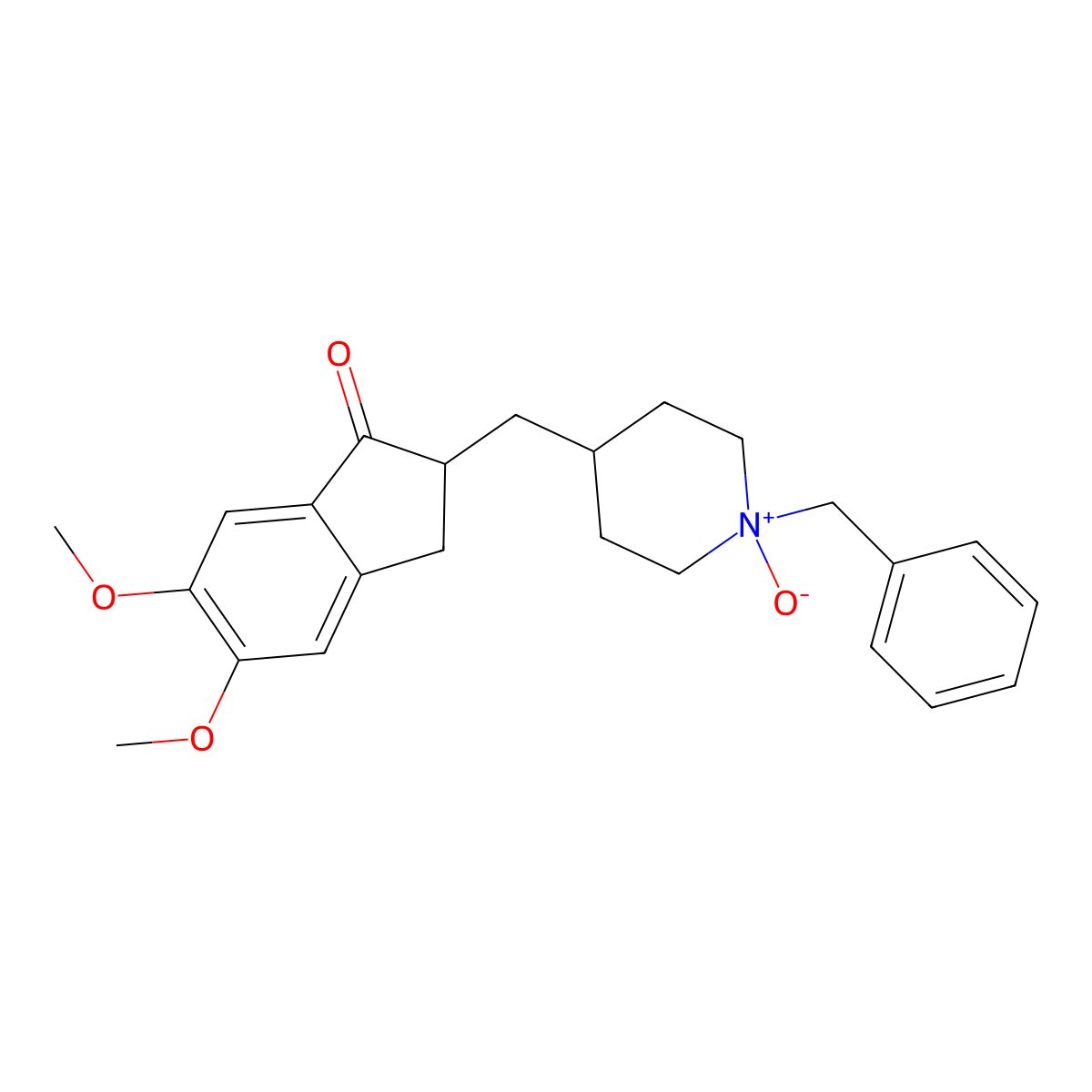 Donepezil N-oxide molecular structure, CAS 120013-84-5