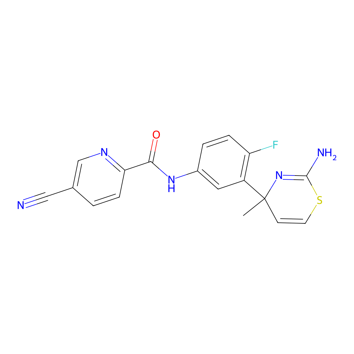 Atabecestat molecular structure, CAS 1200493-78-2