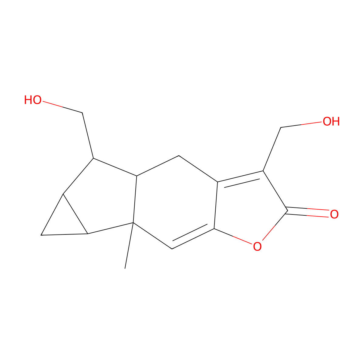Shizukanolide F molecular structure, CAS 120061-96-3