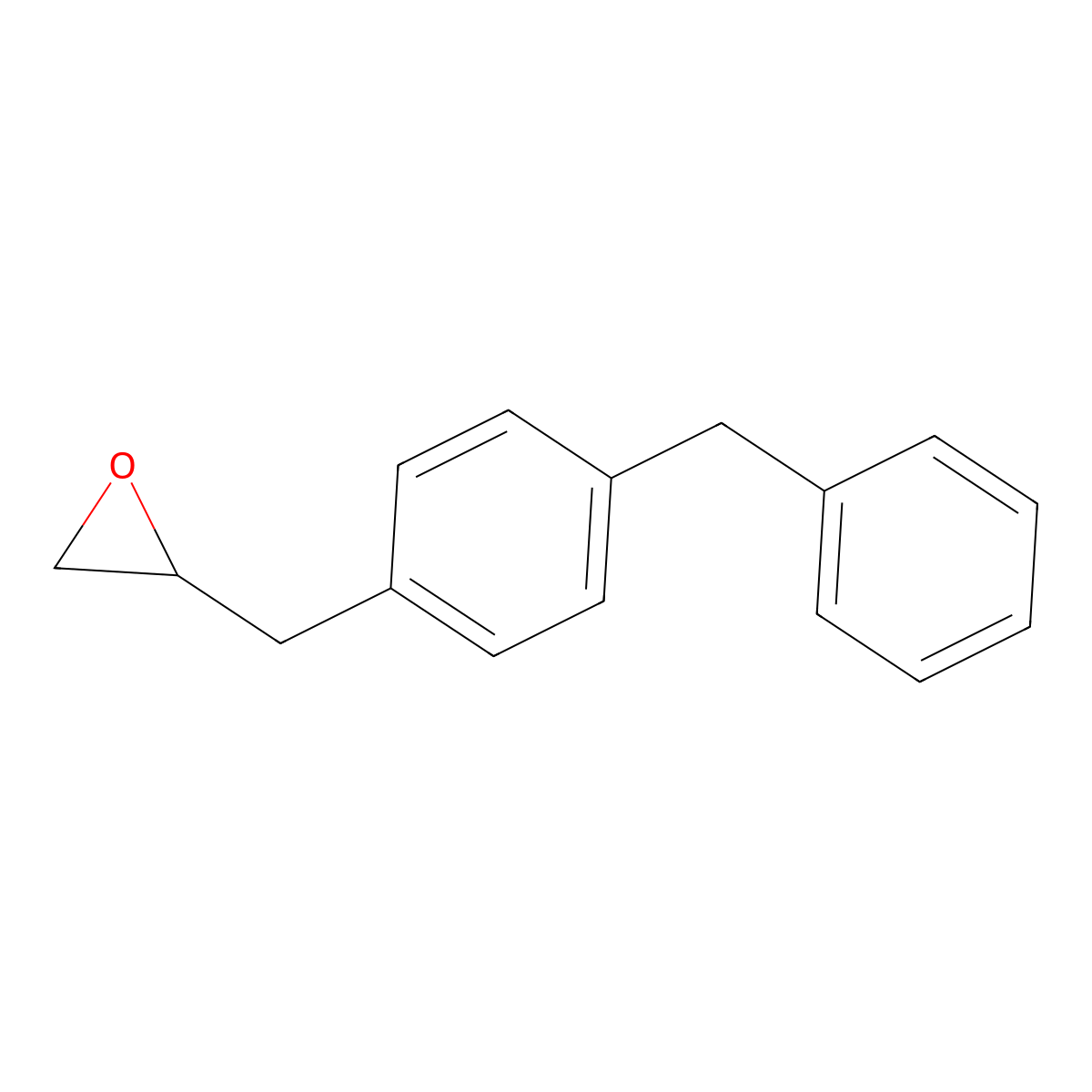 p-Benzylphenylpropylene oxide molecular structure, CAS 120065-51-2