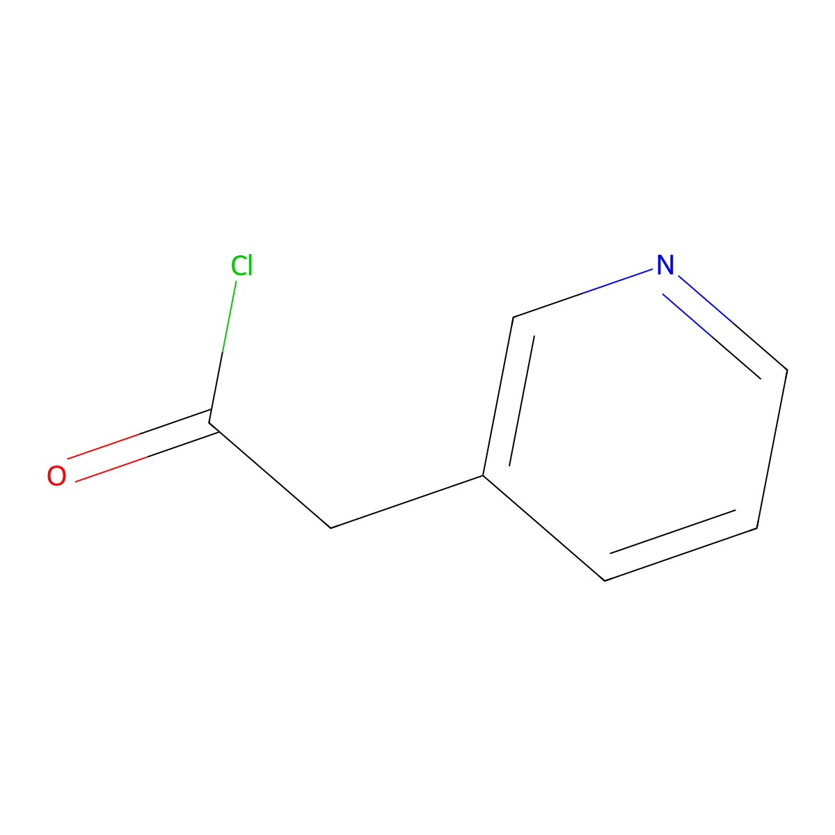 2-(Pyridin-3-yl)acetyl chloride molecular structure, CAS 120067-55-2