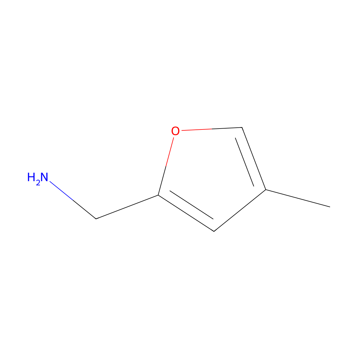 (4-Methylfuran-2-yl)methanamine molecular structure, CAS 120073-83-8