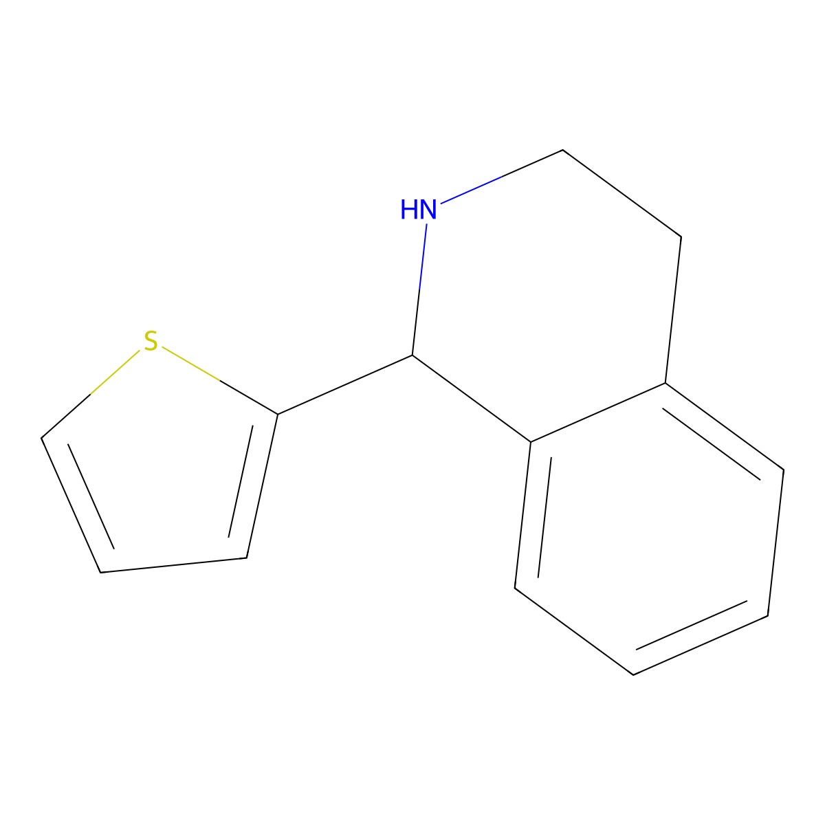 1-(Thiophen-2-yl)-1,2,3,4-tetrahydroisoquinoline molecular structure, CAS 120086-35-3