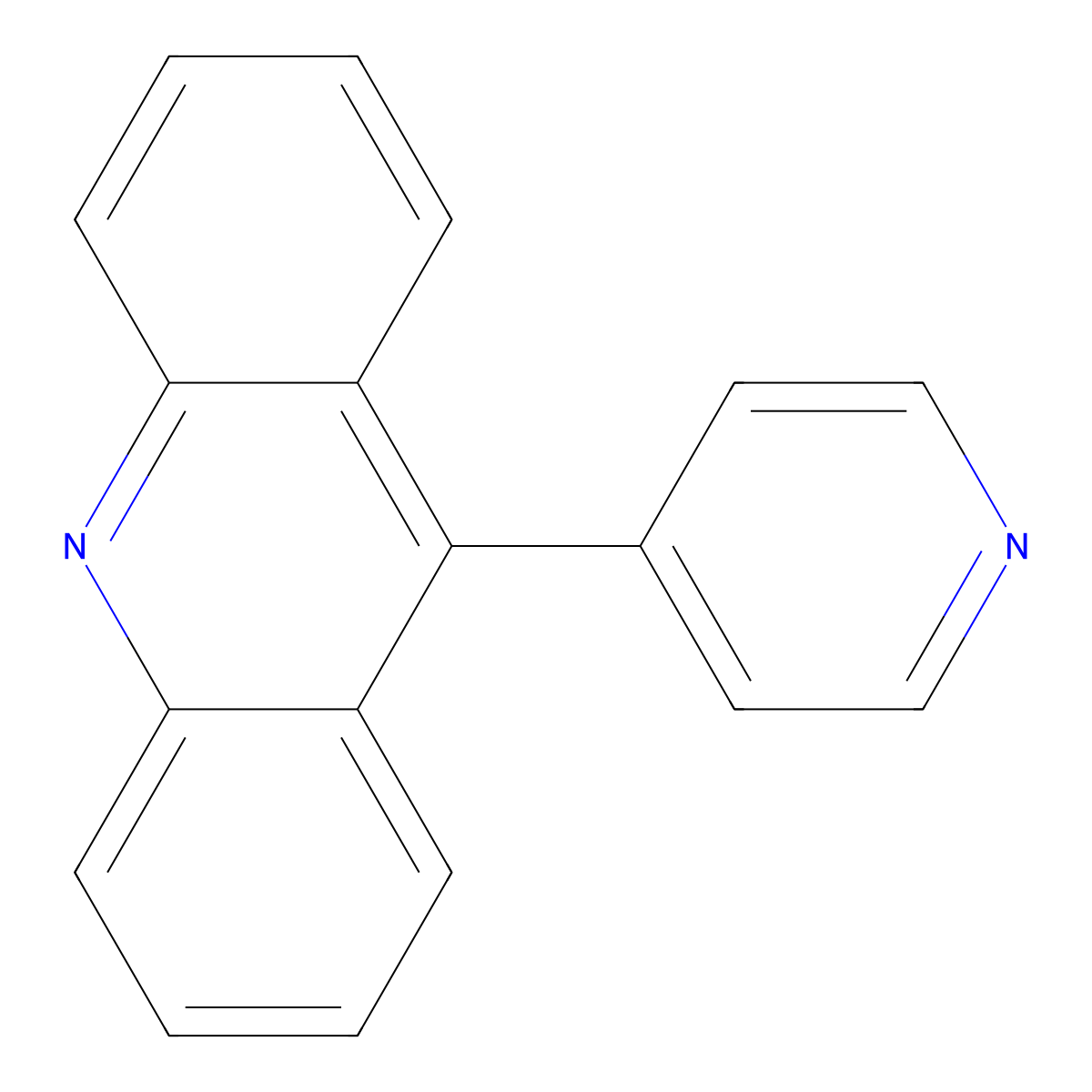 9-(Pyridin-4-yl)acridine molecular structure, CAS 120090-61-1