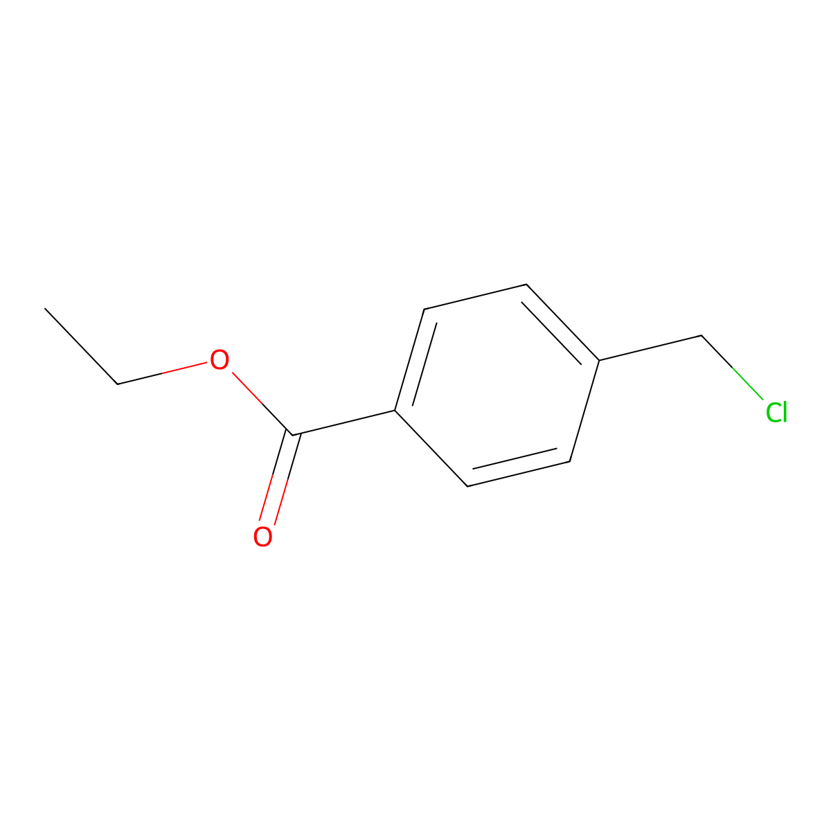 Ethyl 4-(Chloromethyl)benzoate molecular structure, CAS 1201-90-7