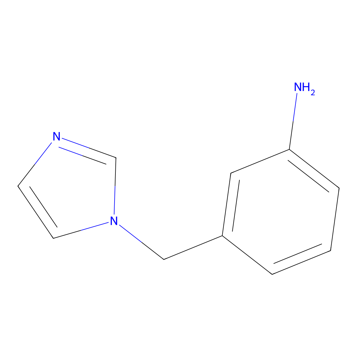 3-(1H-Imidazol-1-ylmethyl)aniline molecular structure, CAS 120107-85-9