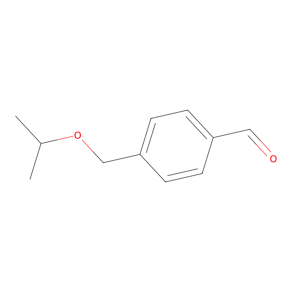 4-(Isopropoxymethyl)benzaldehyde molecular structure, CAS 1201095-44-4