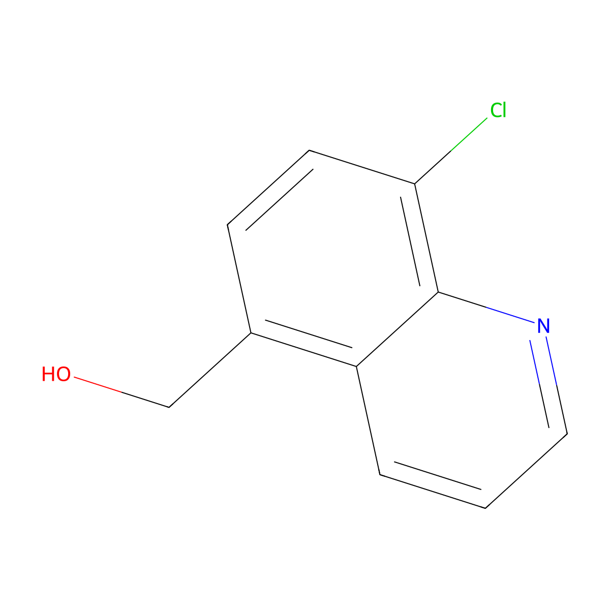 5-Quinolinemethanol, 8-chloro- molecular structure, CAS 120139-92-6