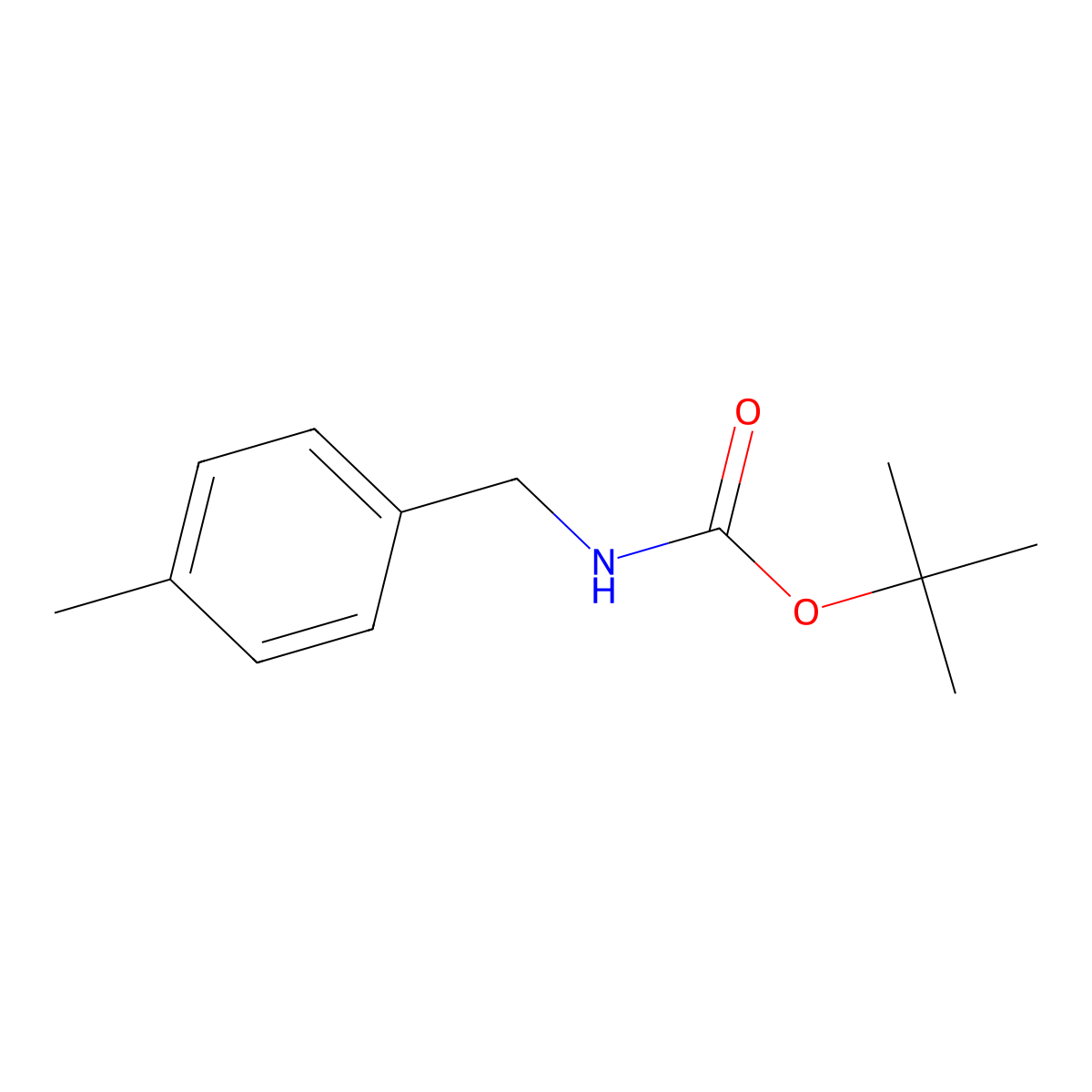 Tert-butyl (4-methylbenzyl)carbamate molecular structure, CAS 120157-93-9