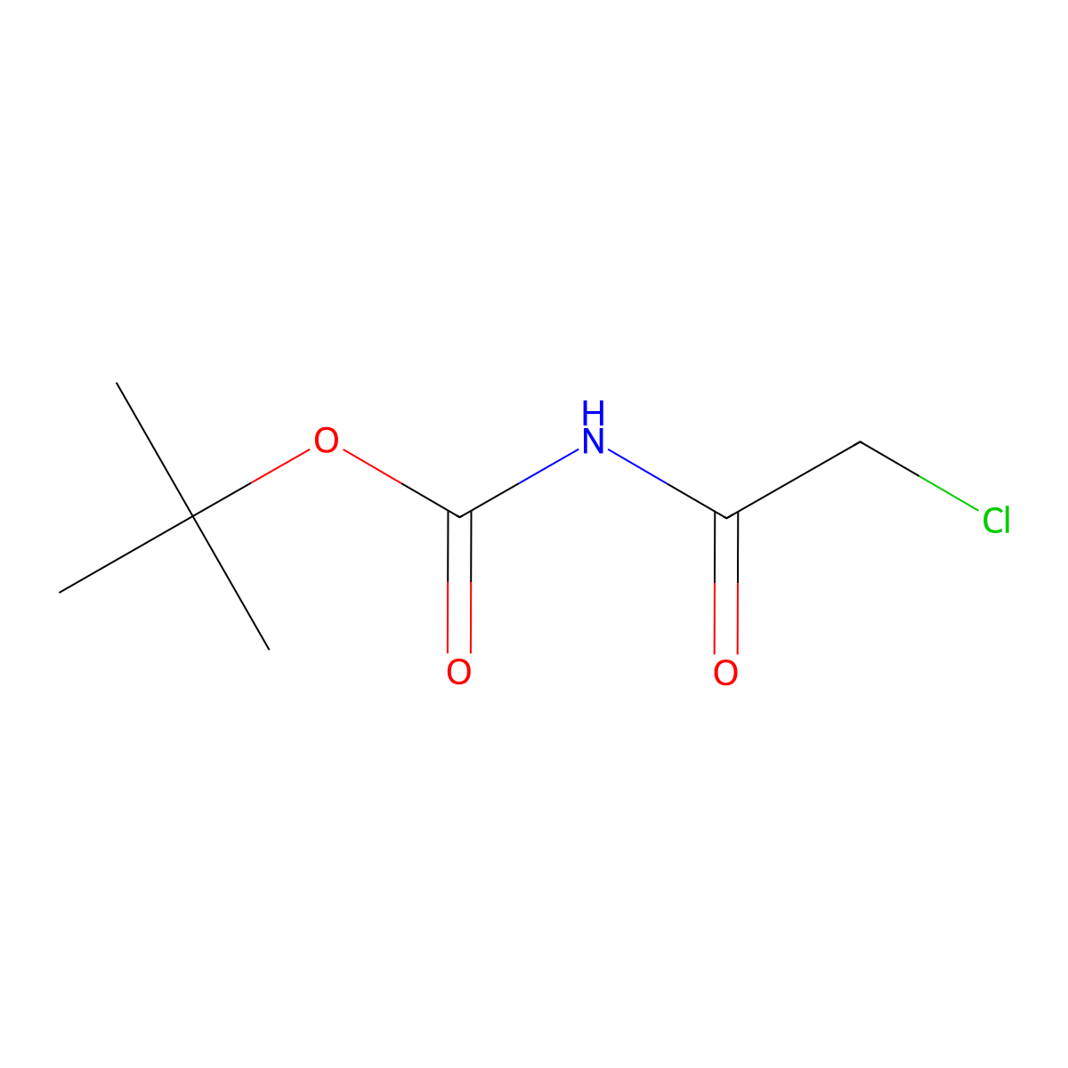 tert-Butyl (2-chloroacetyl)carbamate molecular structure, CAS 120158-03-4