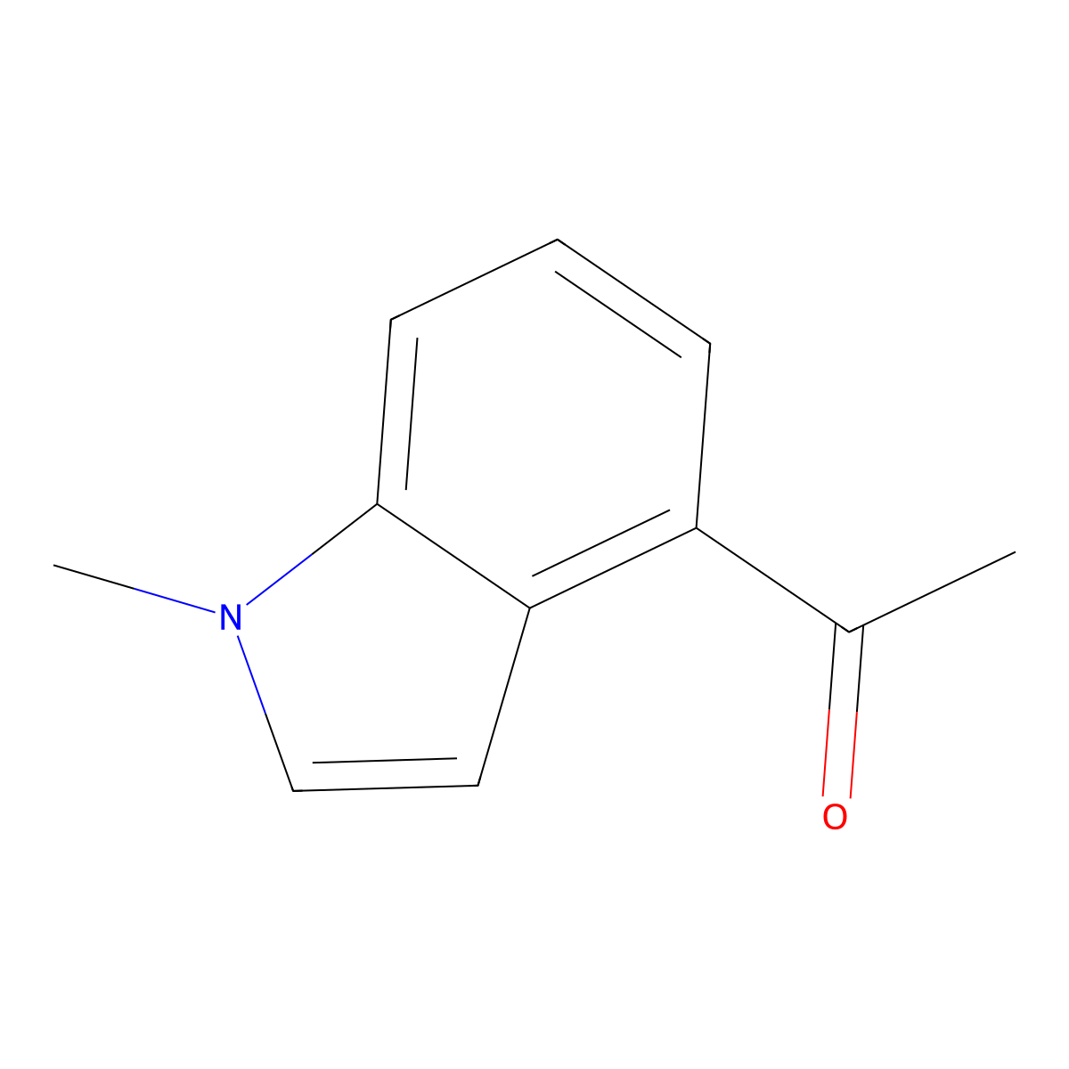 1-(1-Methyl-1H-indol-4-yl)ethanone molecular structure, CAS 120160-29-4