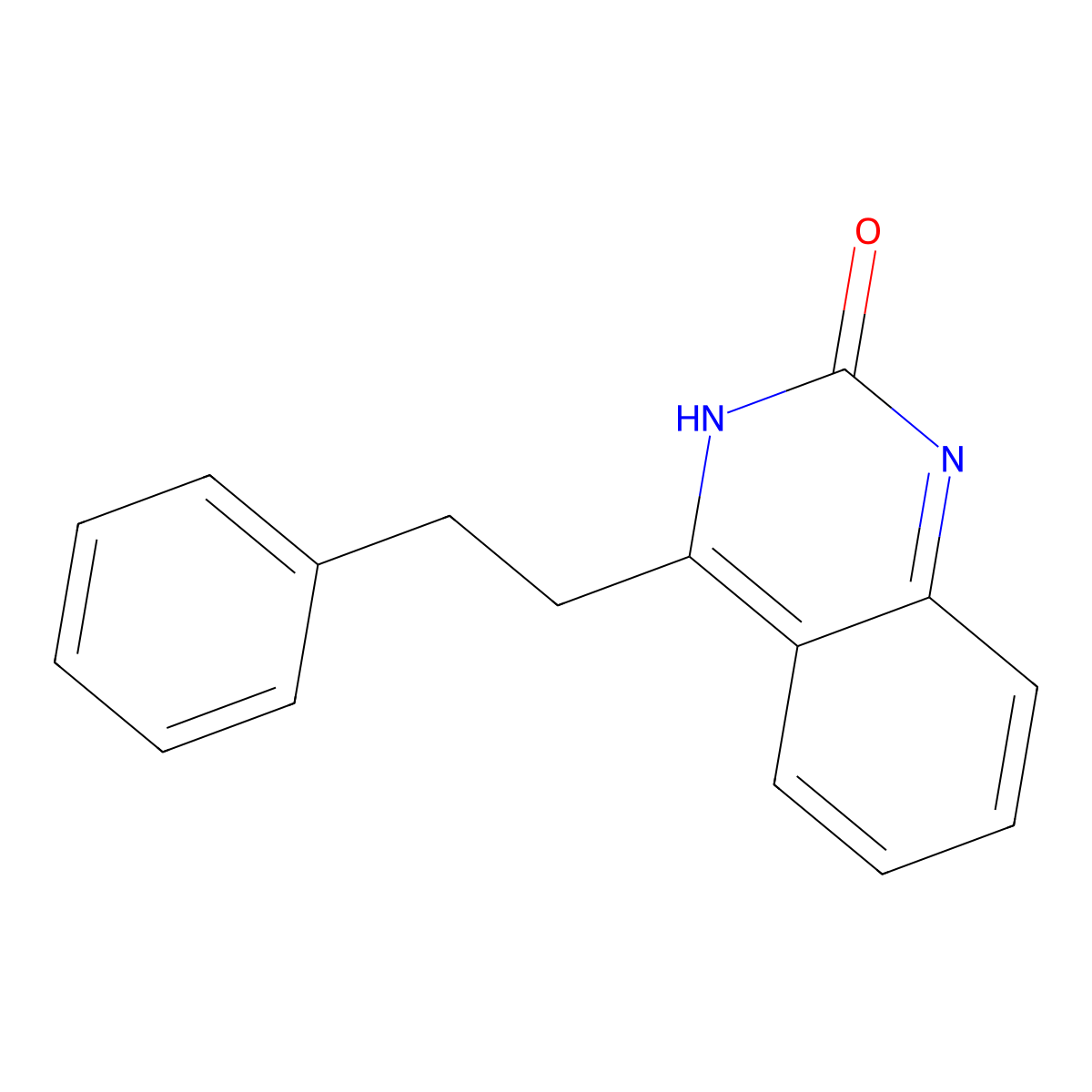 4-Phenethylquinazolin-2(1H)-one molecular structure, CAS 1201632-76-9
