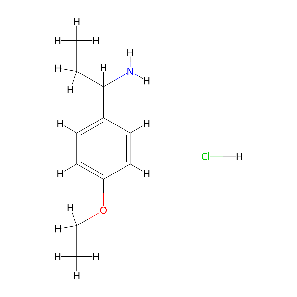[1-(4-Ethoxyphenyl)propyl]amine hydrochloride molecular structure, CAS 1201633-52-4