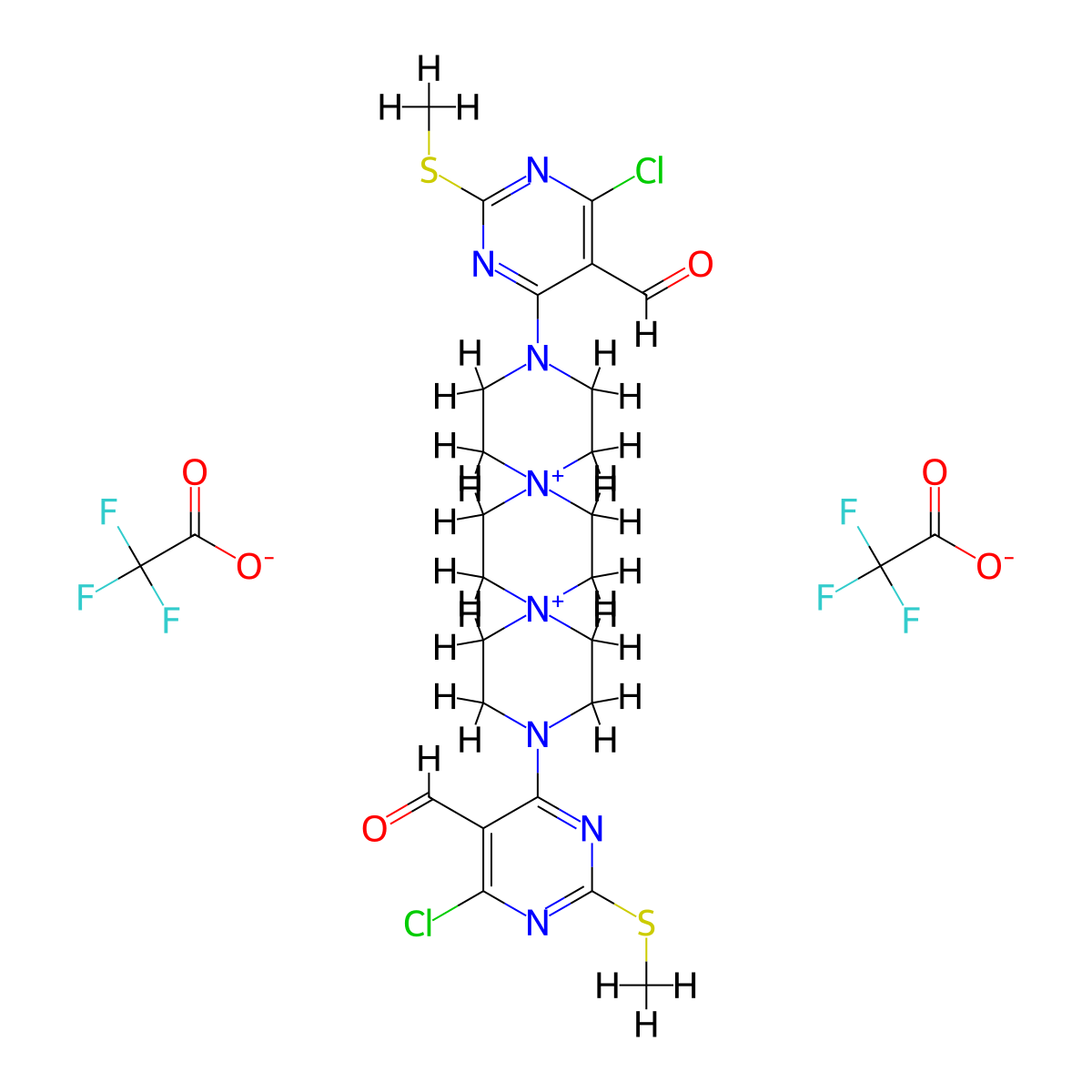 Adhesamine diTFA molecular structure, CAS 1201698-09-0