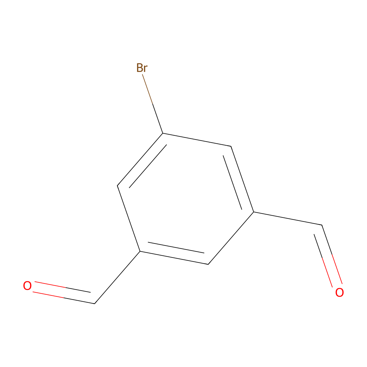 5-Bromobenzene-1,3-dicarbaldehyde molecular structure, CAS 120173-41-3