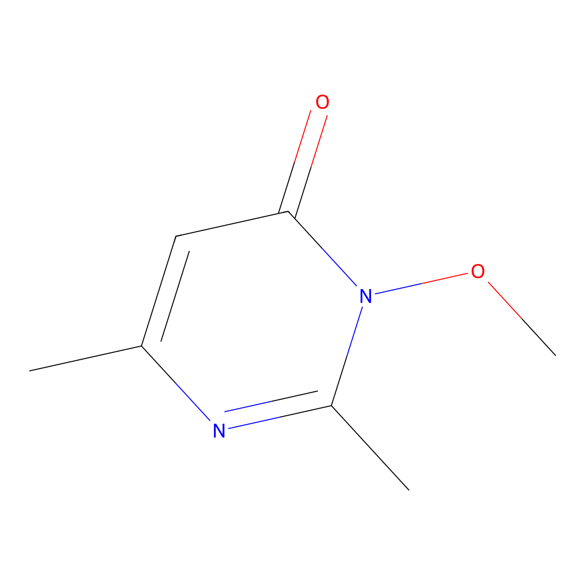 3-Methoxy-2,6-dimethylpyrimidin-4(3H)-one molecular structure, CAS 1201793-65-8
